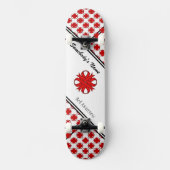 Red Clover Ribbon door Kenneth Yoncich Skateboard (Voorkant)