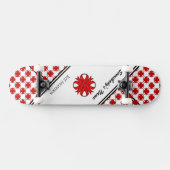 Red Clover Ribbon door Kenneth Yoncich Skateboard (Horizontaal)