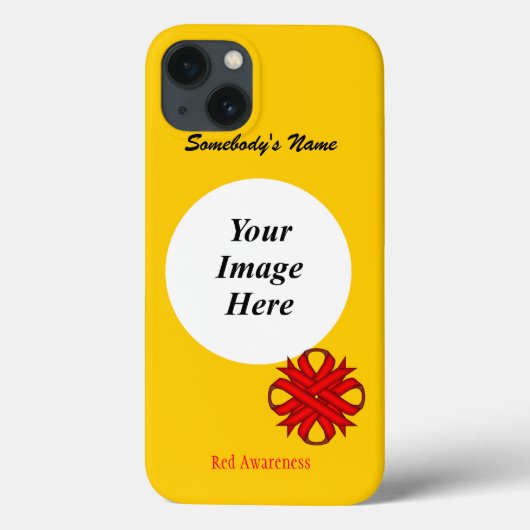 Red Clover Ribbon Sjabloon door Kenneth Yoncich Case-Mate iPhone Case (Achterkant)