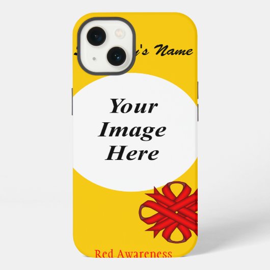 Red Clover Ribbon Sjabloon door Kenneth Yoncich iPhone Hoesje (Achterkant)