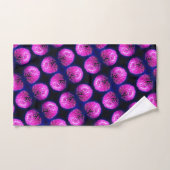 Red Clover Wildflower Abstract Patroon Bad Handdoek (Handdoek)