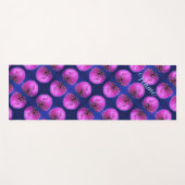 Red Clover Wildflower Abstract, speciaal aangepast Yogamat (Voorkant (horizontaal))