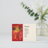 RED CLOWN VISITEKAARTJE (Staand voorkant)