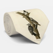 Red-Cockaded Woodpecker Audubon's Birds of America Stropdas (Opgerold)