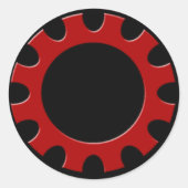Red Cog Sticker (Voorkant)