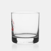 Red College Afstuderen Gepersonaliseerde Afstudere Whisky Glas (Links)