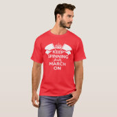 Red Color Guard Keep Calm T shirt (Voorkant volledig)