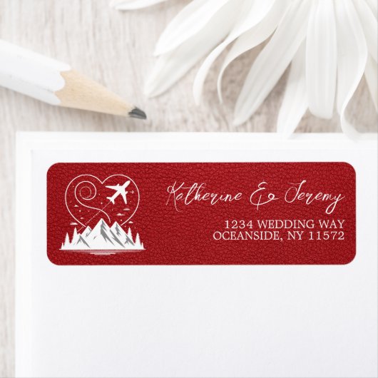 Red Colorado Passport Etiket (Insitu)