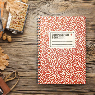 Red Composition Notebook Notitieboek