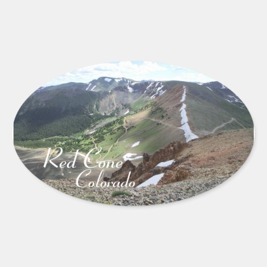 Red Cone Colorado sticker (Voorkant)