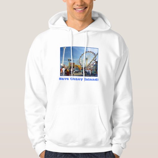 Red Coney Island! Hoodie Sweatshirt voor volwassen (Voorkant)