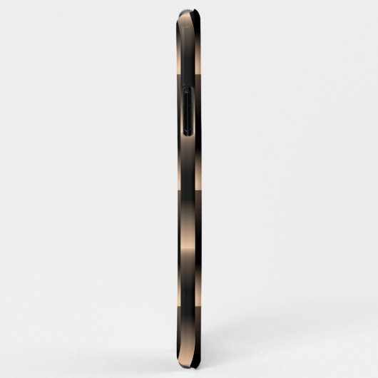 Red Copper Metallic Weave Pattern Case-Mate iPhone Case (Achterkant/rechts)