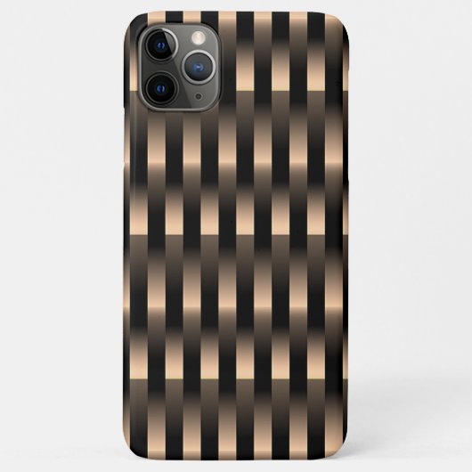 Red Copper Metallic Weave Pattern Case-Mate iPhone Case (Achterkant)