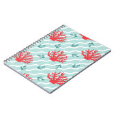 Red Coral Pattern 1 Notitieboek (Linkerzijde)