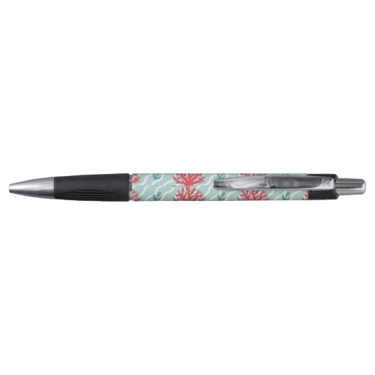 Red Coral Pattern 1 Pen (Achterkant)