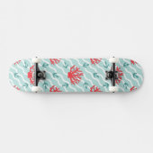 Red Coral Pattern 1 Persoonlijk Skateboard (Horizontaal)