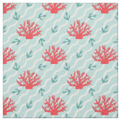 Red Coral Pattern 1 Stof (Swatch)