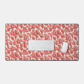 Red Coral Pattern 2 Bureaumat (Keyboard & Muis)