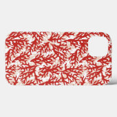 Red Coral Pattern 2 Case-Mate iPhone Case (Achterkant (horizontaal))