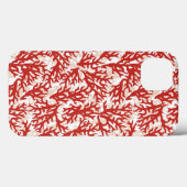 Red Coral Pattern 2 Case-Mate iPhone Case (Achterkant (horizontaal))