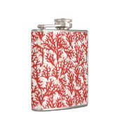 Red Coral Pattern 2 Heupfles (Rechts)