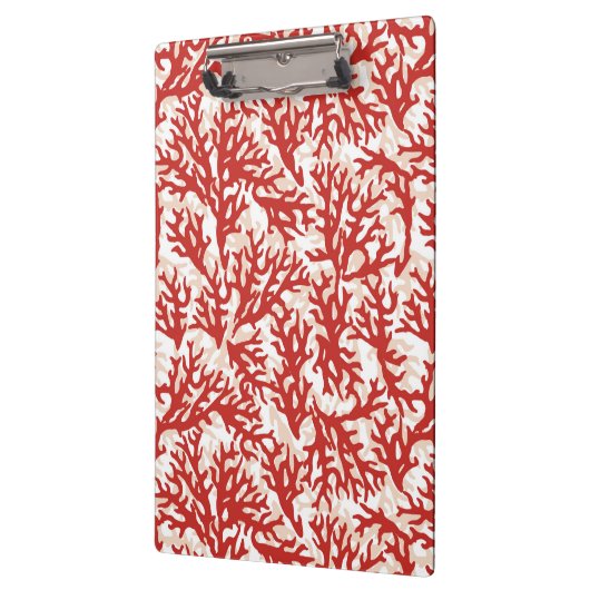 Red Coral Pattern 2 Klembord (Links)