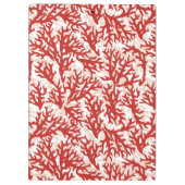 Red Coral Pattern 2 Klembord (Achterkant)