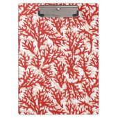 Red Coral Pattern 2 Klembord (Voorkant)