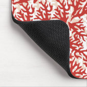 Red Coral Pattern 2 Muismat (Hoek)