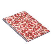 Red Coral Pattern 2 Notitieboek (Rechterzijde)
