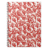 Red Coral Pattern 2 Notitieboek (Voorkant)