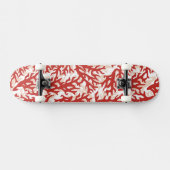 Red Coral Pattern 2 Persoonlijk Skateboard (Horizontaal)