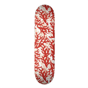 Red Coral Pattern 2 Persoonlijk Skateboard