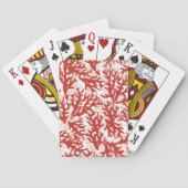 Red Coral Pattern 2 Speelkaarten (Achterkant)