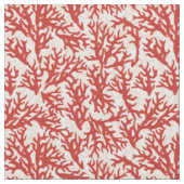 Red Coral Pattern 2 Stof (Close Up)