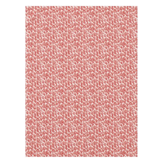 Red Coral Pattern 2 Tafelkleed (Voorkant)