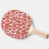 Red Coral Pattern 2 Tafeltennisbatje (Zijkant)