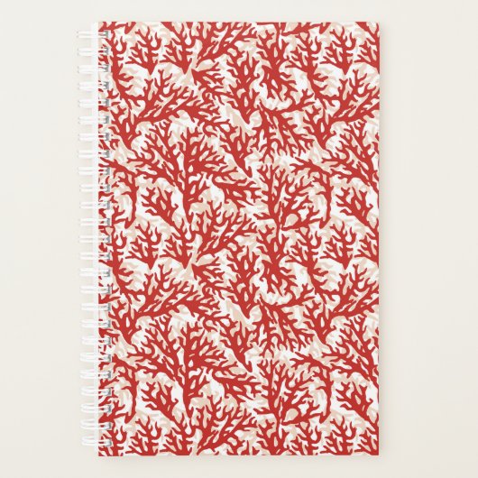 Red Coral Pattern Planner (Voorkant)