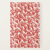 Red Coral Pattern Planner (Achterkant)