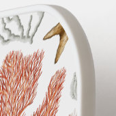 Red Coral & Starfish Patroon Wit Pickleball Paddle (Links Detail)