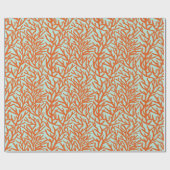 Red Coral Zee Green Ocean Coastal Cadeaupapier (Vlak)