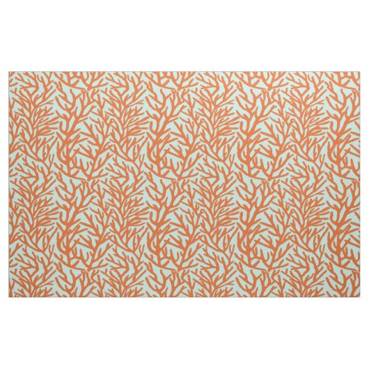 Red Coral Zee Green Ocean Stof (Fat Quarter)