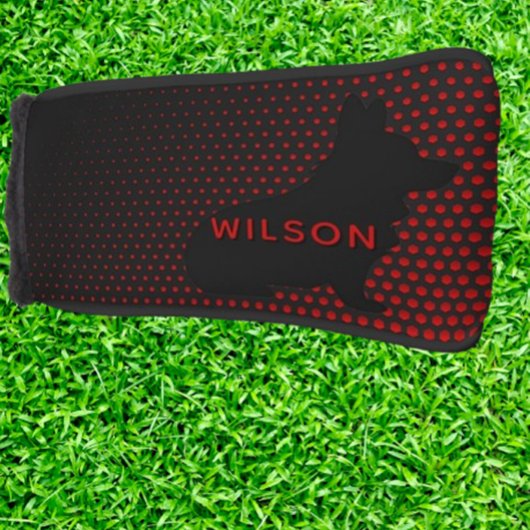 RED  Corgi Golfheadcover