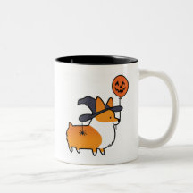 Red Corgi Halloween Mok | CorgiDingen