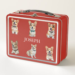  Red Corgi Lunch Box voor kinderen