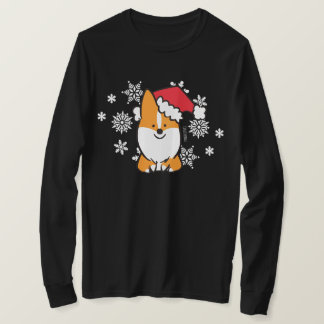 Red Corgi Santa Shirt