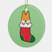 Red Corgi Stocking Ornament | CorgiDingen (Links)