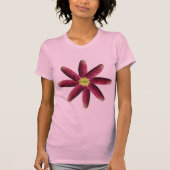 Red Corn Flower Pattern Dames T-shirt (Voorkant)