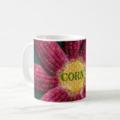 Red Corn Pattern Koffiemok (Voorkant links)
