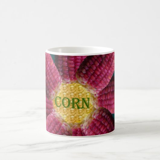 Red Corn Pattern Koffiemok (Center)